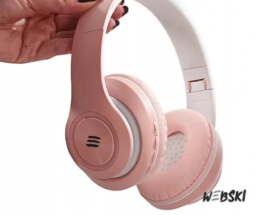 nauszne-rozowe-sluchawki-bluetooth