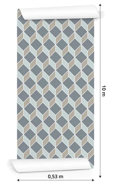 tapeta-geometryczna-abstrakcja-3d-gama-kolorystyczna-odcienie-niebieskiego-odcienie-szarosci-i-srebra-odcienie-brazu-i-bezu-wielokolorowe