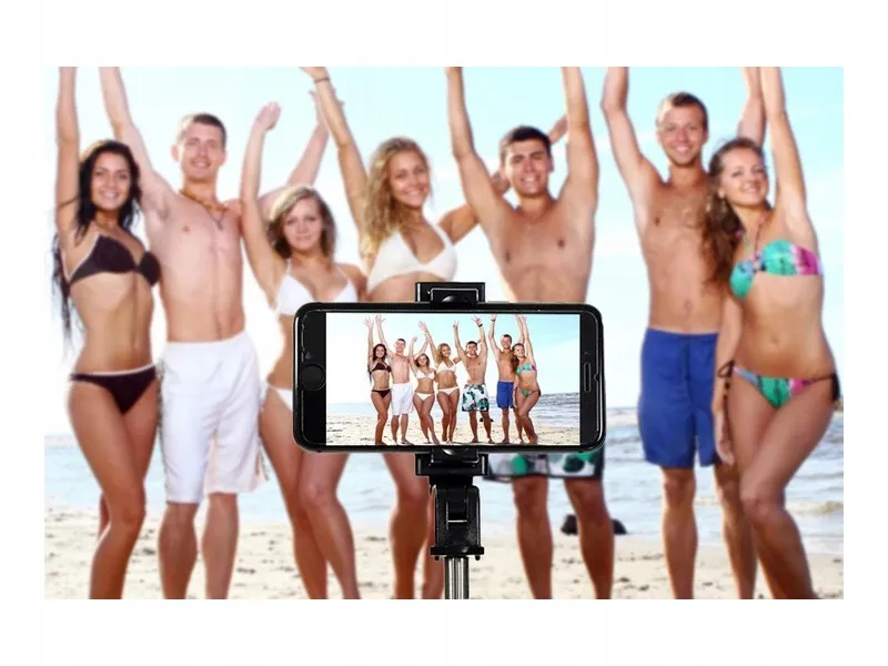 selfie-stick-tripod-statyw-pilot-bluetooth-stan-nowy