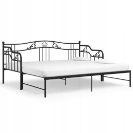 sofa-z-wysuwana-rama-lozka-czarna-metalowa-90x2
