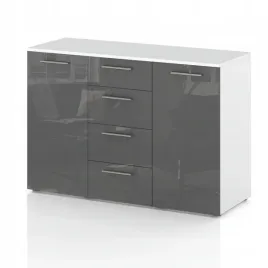 komoda-szafka-szuflady-duza-pojemna-2-drzwi-szary-wysoki-polysk-150-cm-full