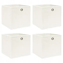pudelka-4-szt-biale-32x32x32-cm-tkanina