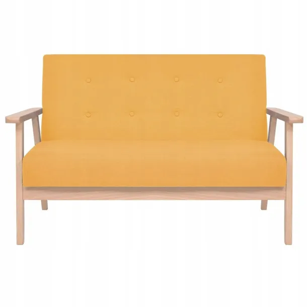 2-osobowa-sofa-tapicerowana-zolta-material-obicia-tkanina