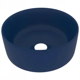luksusowa-okragla-umywalka-matowy-granat-40x15