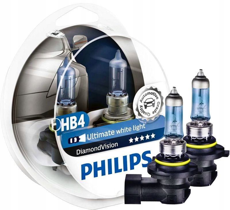 Żarówki HB4 PHILIPS Diamond Vision BIAŁA BARWA - ERLI.pl