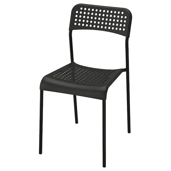 ikea-adde-krzeslo-czarny