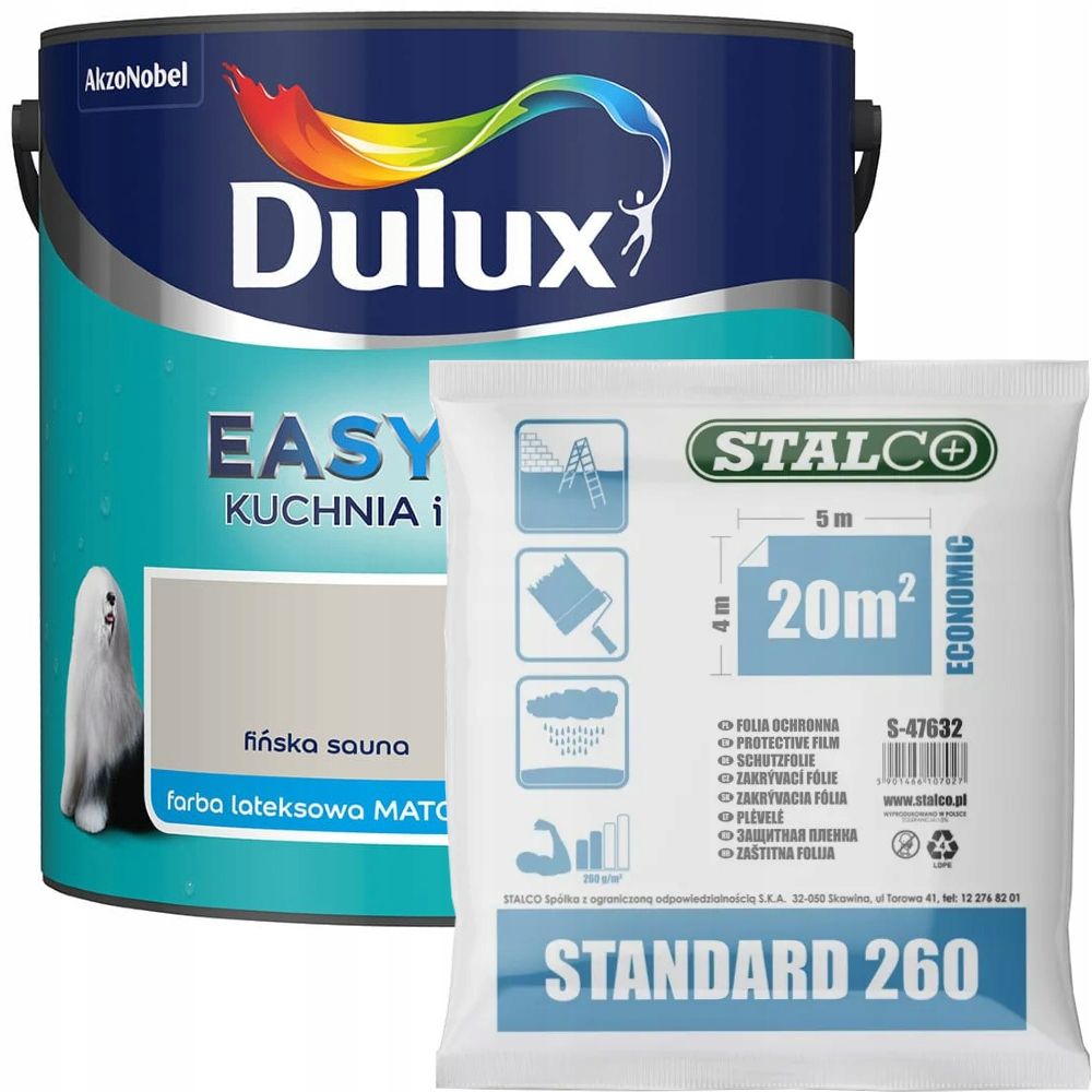 Dulux Kuchnia Łazienka Fińska sauna 2,5L + GRATIS 