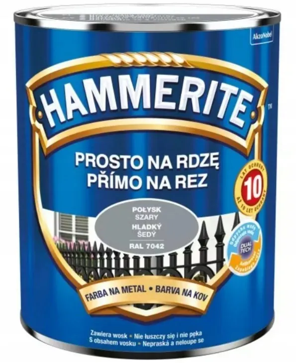 hammerite-polysk-szary-25-l-stan-nowy
