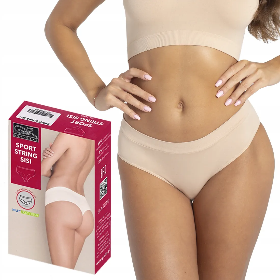 stringi-gatta-sisi-sport-string-natural-xl-stan-nowy