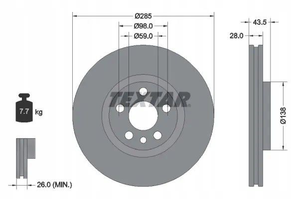 textar-92115003-tarcza-hamulcowa-stan-nowy