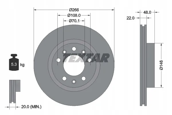 textar-92269003-tarcza-hamulcowa-numer-katalogowy-oryginalu-peugeot-1610704680orpeugeot-1642761280