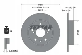 textar-92268403-tarcza-hamulcowa