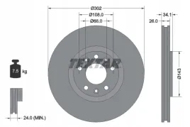 textar-92268103-tarcza-hamulcowa