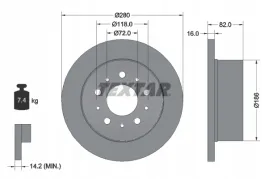 textar-92157403-tarcza-hamulcowa