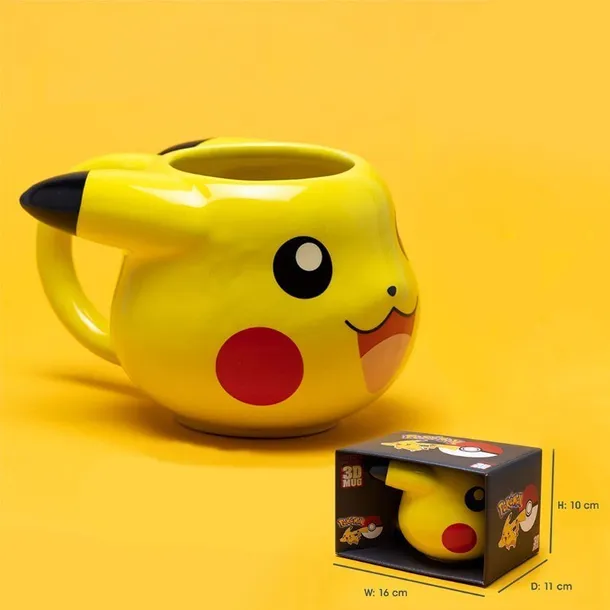 kubek-3d-pokemon-pikachu-stan-nowy