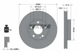 textar-92257005-tarcza-hamulcowa