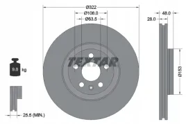 textar-92287405-tarcza-hamulcowa