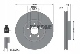 textar-92283105-tarcza-hamulcowa