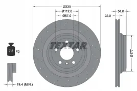 textar-92254505-tarcza-hamulcowa