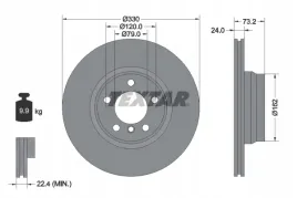 textar-92242005-tarcza-hamulcowa