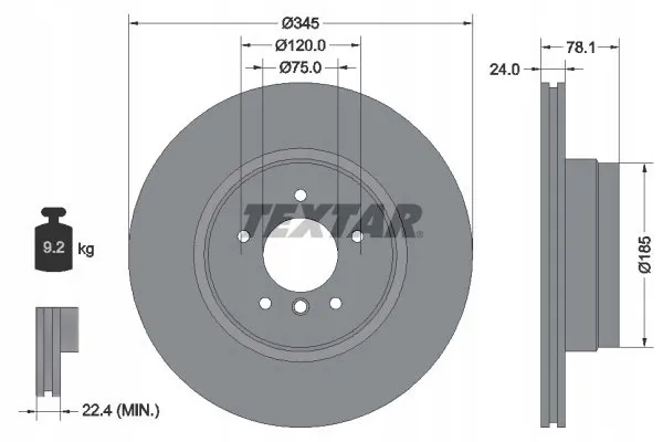 textar-92161205-tarcza-hamulcowa-producent-czesci-textar
