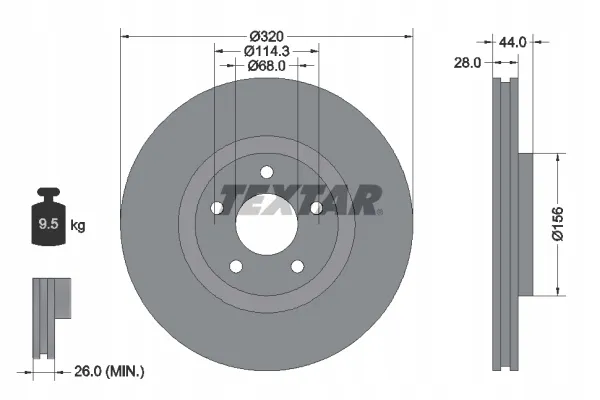textar-92222003-tarcza-hamulcowa