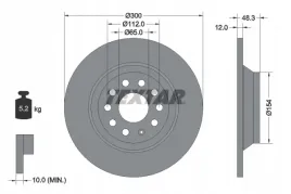 textar-92255403-tarcza-hamulcowa