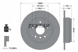 textar-92261703-tarcza-hamulcowa