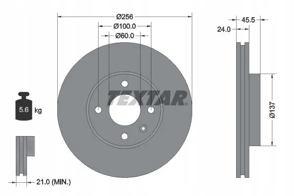 textar-92241400-tarcza-hamulcowa-producent-czesci-textar