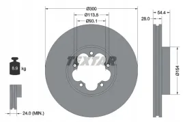 textar-92231500-tarcza-hamulcowa