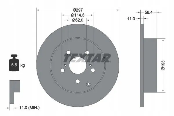 textar-92222500-tarcza-hamulcowa-producent-czesci-textar