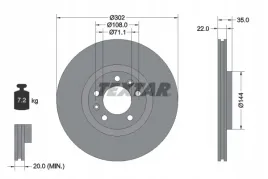 textar-92197103-tarcza-hamulcowa
