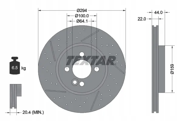 textar-92196703-tarcza-hamulcowa-stan-nowy