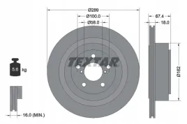textar-92173603-tarcza-hamulcowa
