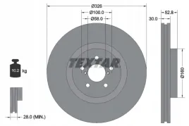 textar-92167900-tarcza-hamulcowa
