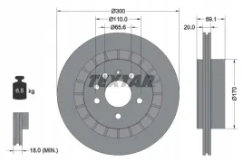 textar-92164900-tarcza-hamulcowa