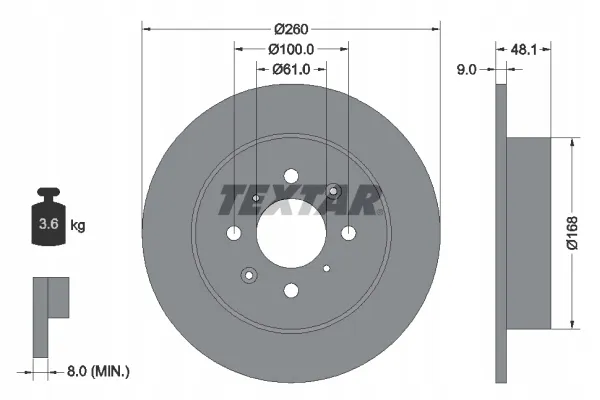 textar-92125403-tarcza-hamulcowa-stan-nowy