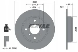 textar-92114300-tarcza-hamulcowa