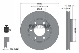textar-92113000-tarcza-hamulcowa