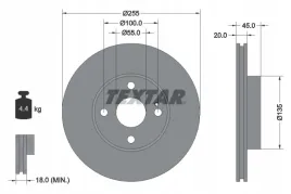 textar-92096800-tarcza-hamulcowa