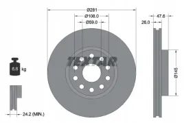textar-92093900-tarcza-hamulcowa