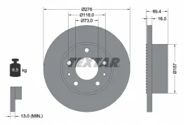 textar-93104800-tarcza-hamulcowa