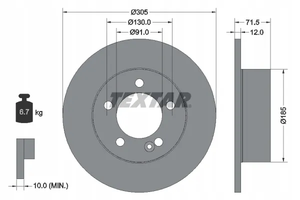 textar-92228800-tarcza-hamulcowa-stan-nowy