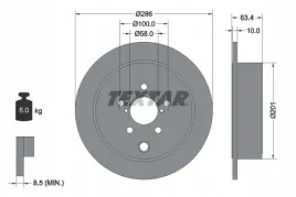 textar-92200000-tarcza-hamulcowa
