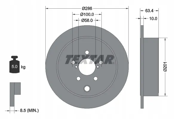 textar-92200000-tarcza-hamulcowa-stan-nowy