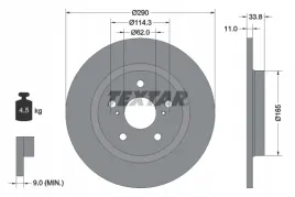 textar-92195200-tarcza-hamulcowa