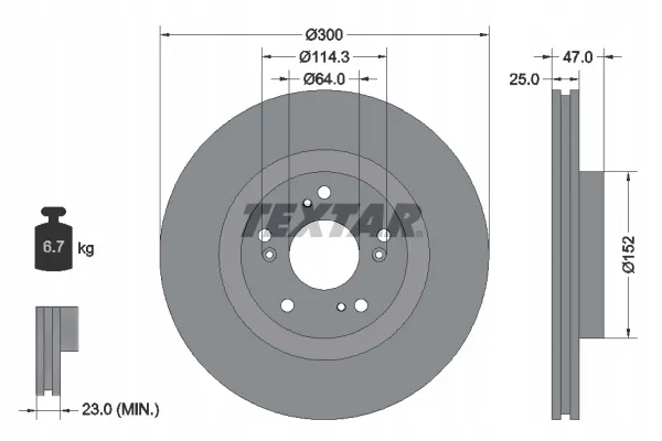 textar-92177903-tarcza-hamulcowa