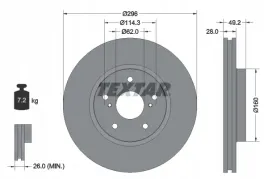 textar-92174303-tarcza-hamulcowa