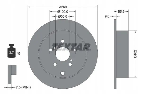 textar-92170403-tarcza-hamulcowa-stan-nowy