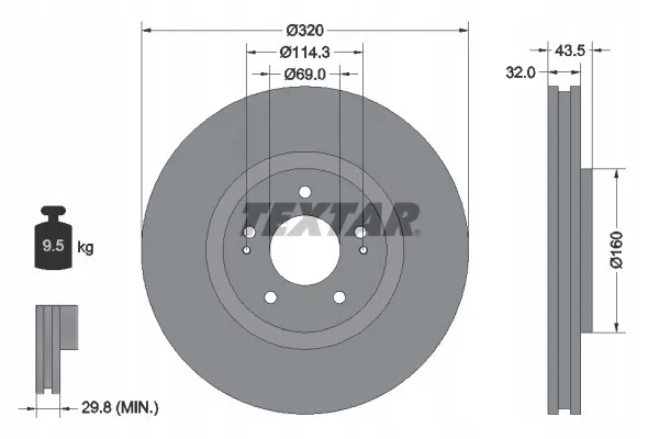 textar-92169903-tarcza-hamulcowa-numer-katalogowy-oryginalu-mitsubishi-4615a031ormitsubishi-mr370723ormitsubishi-mr493993